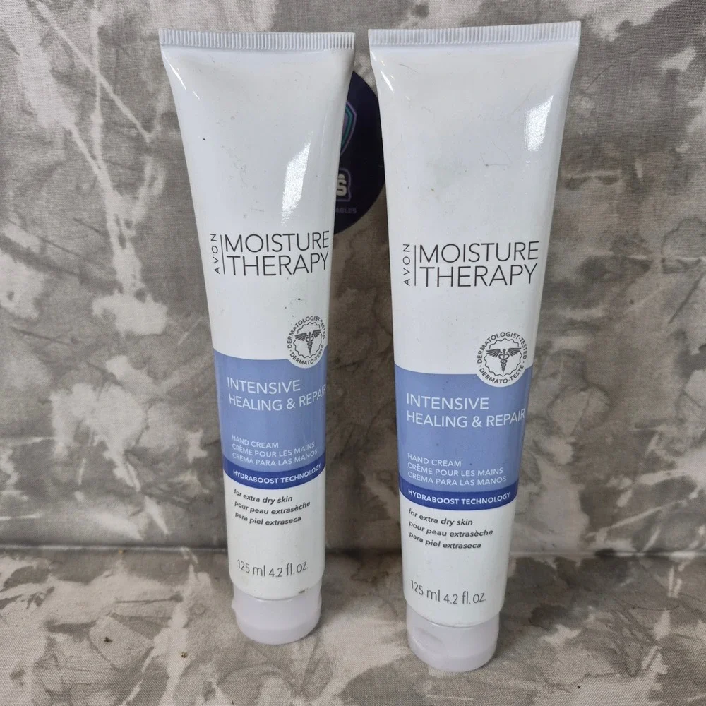 Avon Moisture Therapy Intensive Healing & Repair Hand Cream 4.2 oz Set of 2
